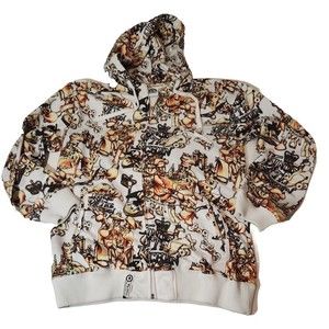 Culinary Jacket Hoodie Mens Medium LNG‎ King of the Kitchen Chefs